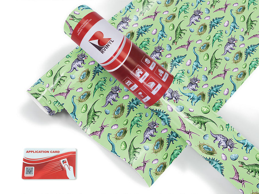 mesozoic monsters dinosaur Craft Vinyl Roll