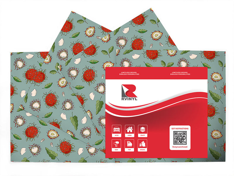messy hair fruit Craft Vinyl Sheet Pack