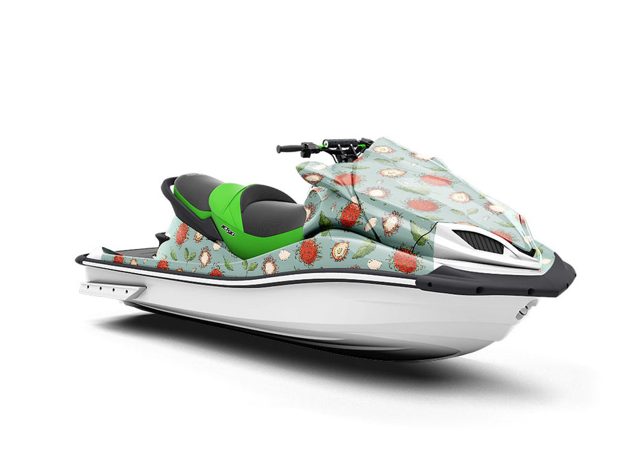 Messy Hair Fruit Jet Ski Vinyl Customized Wrap