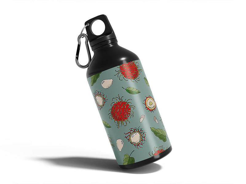 messy hair fruit Water Bottle DIY Stickers