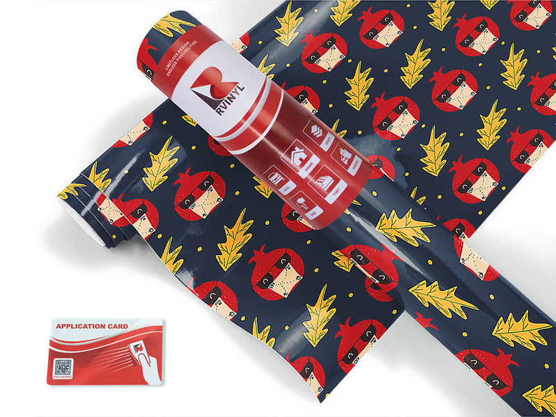 messy snack fruit Craft Vinyl Roll