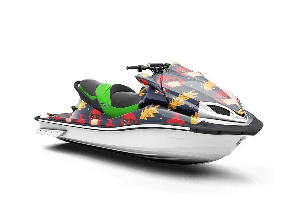 Messy Snack Fruit Jet Ski Vinyl Customized Wrap