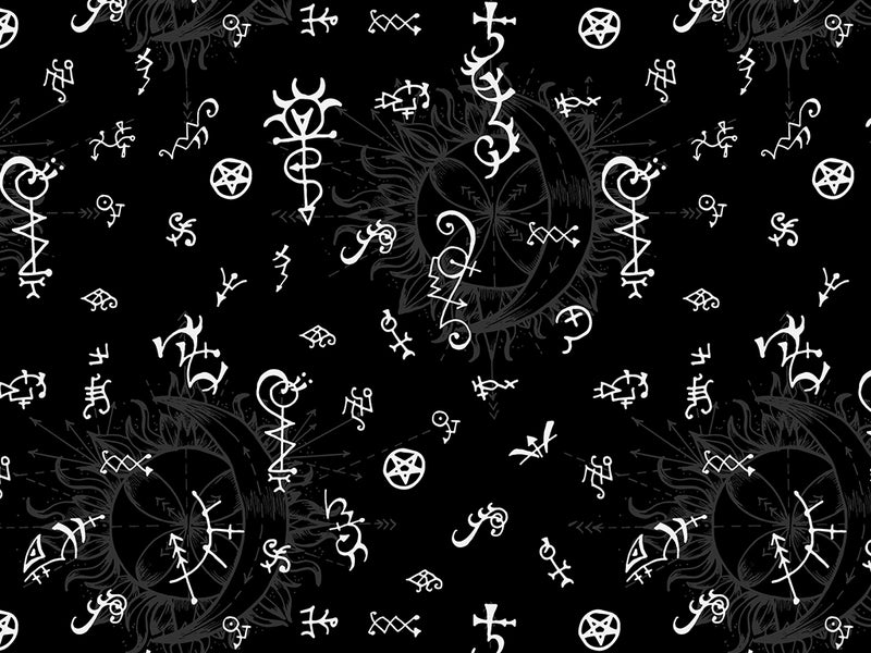Midnight Annotations Mystic Vinyl Wrap Pattern~Rwraps Series 914 Digitally Printed Vinyl Wrap~0