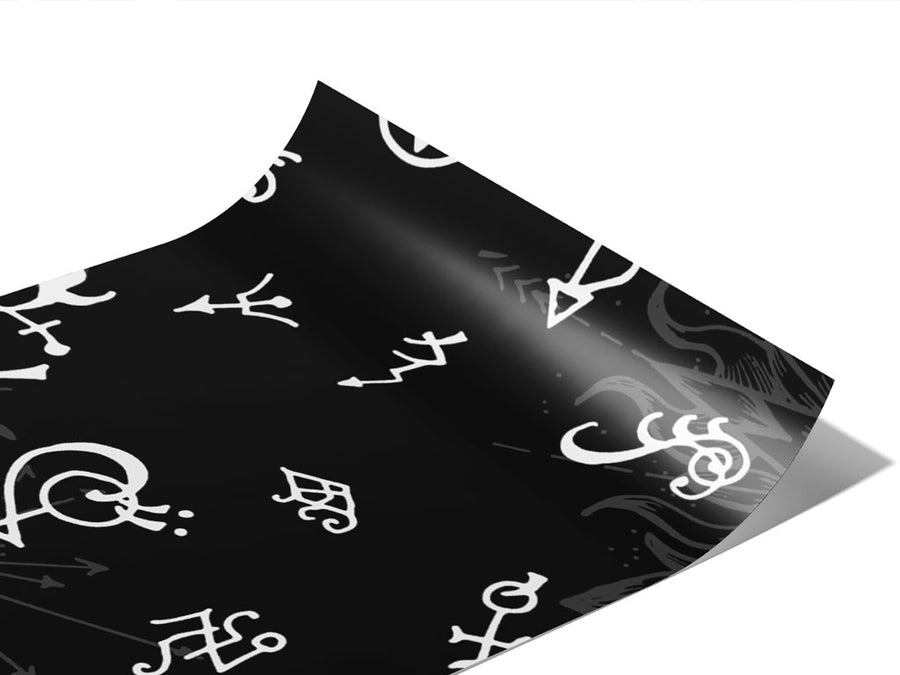 Midnight Annotations Mystic Vinyl Wraps~Rwraps Series 914 Digitally Printed Vinyl Wrap~0
