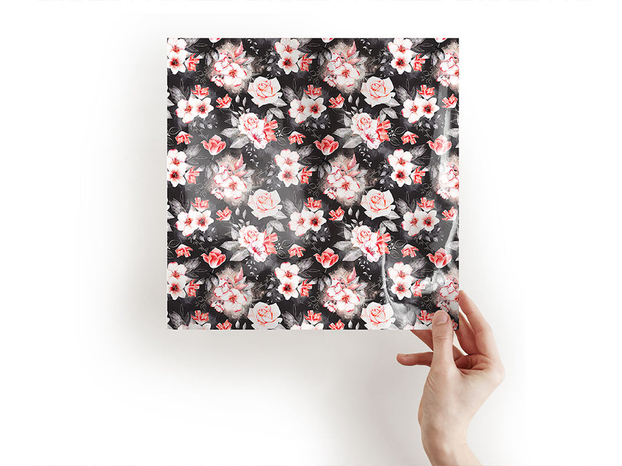 midnight carnation floral Craft Sheets