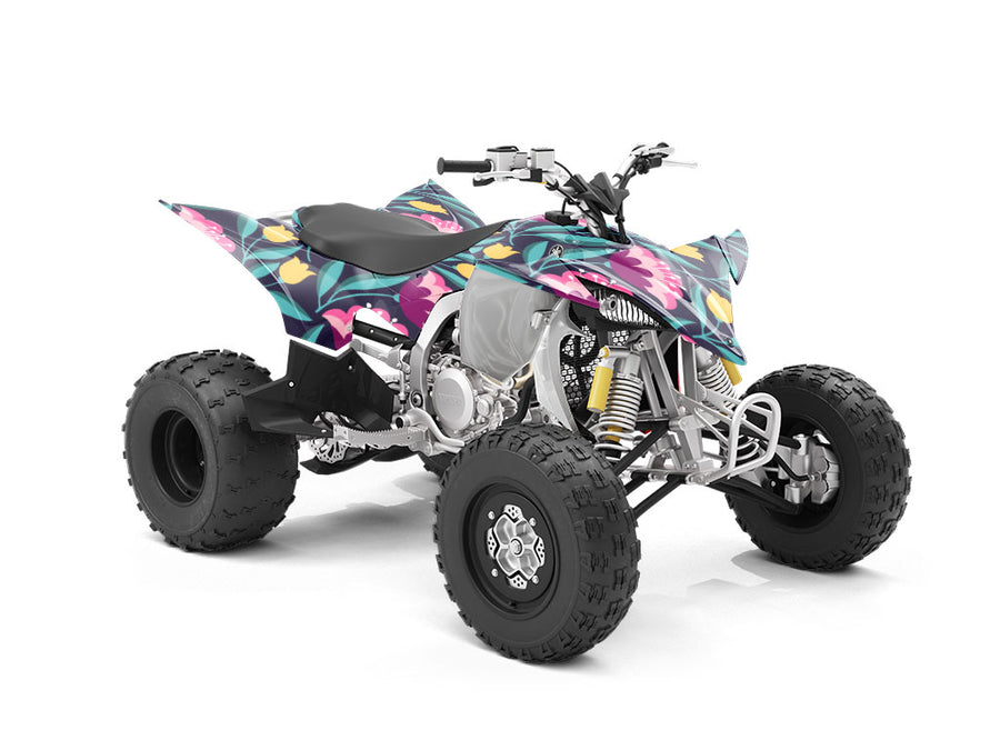 Midnight Deco Floral ATV Wrapping Vinyl