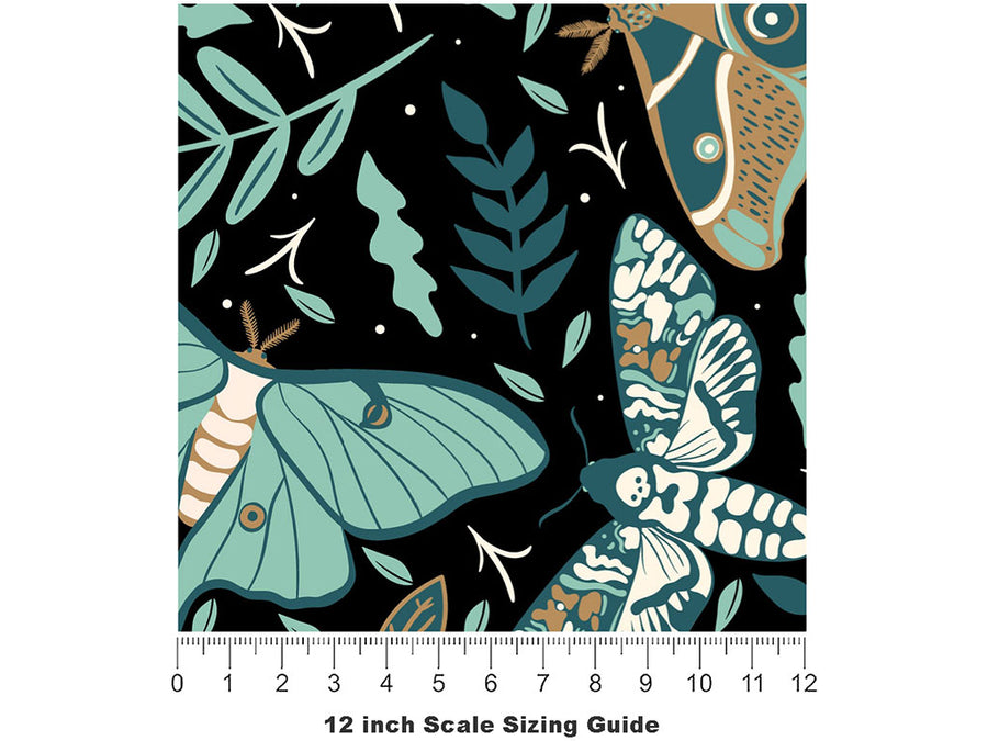 Midnight Doom Bug Vinyl Film Pattern Size 12 inch Scale~Rwraps Midnight Doom Bug Sizing Chart~2