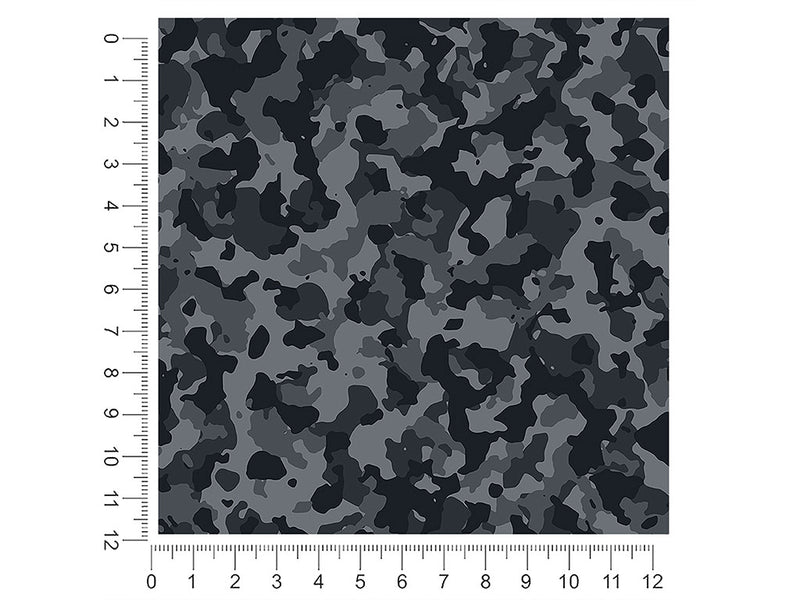midnight flexitarian camouflage 1ft x 1ft Craft Sheets