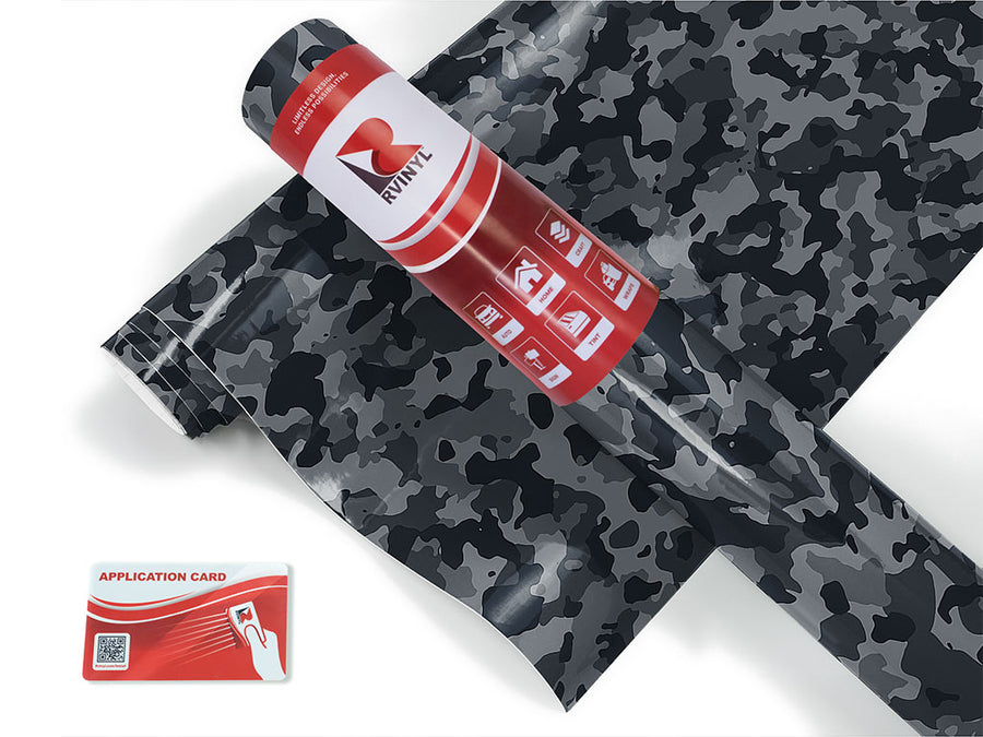 midnight flexitarian camouflage Craft Vinyl Roll