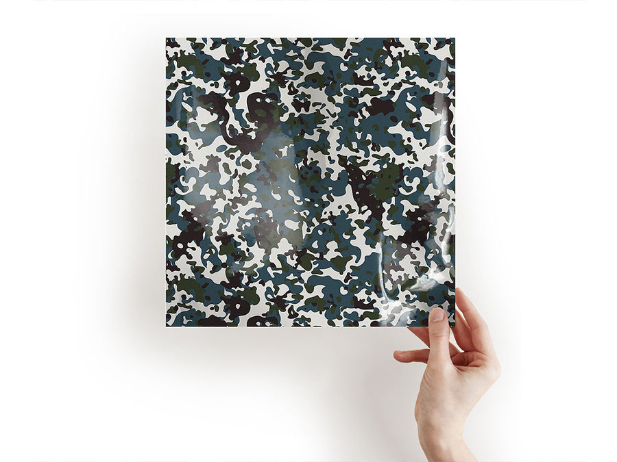 midnight leaf camouflage Craft Sheets
