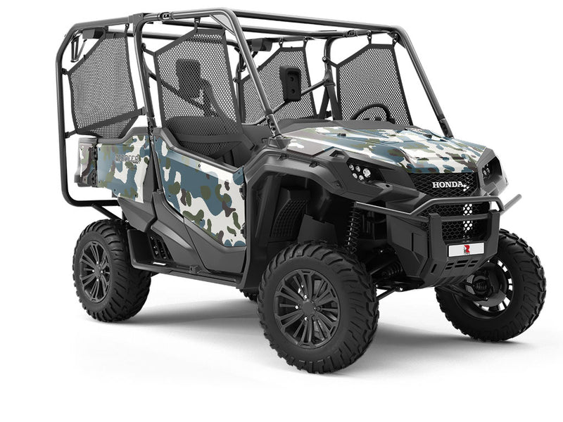 Midnight Leaf Camouflage Utility Vehicle Vinyl Wrap