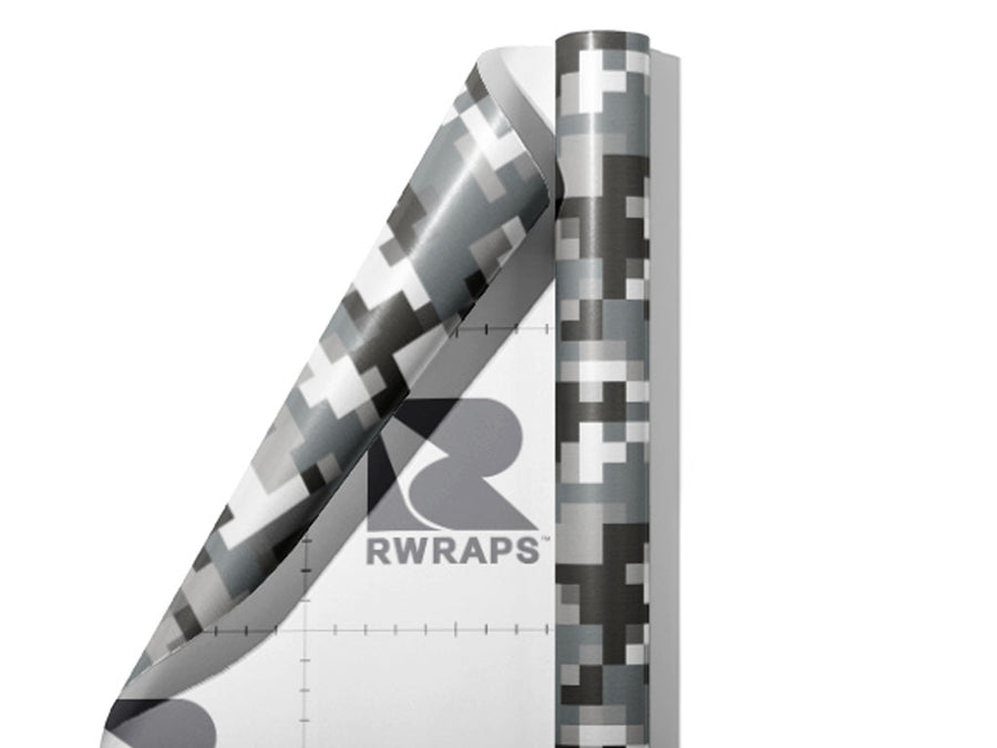 Midnight Mission Pixel Wrap Film Sheets~Rwraps Series 914 Midnight Mission Pixel Scrolled Sheet~3