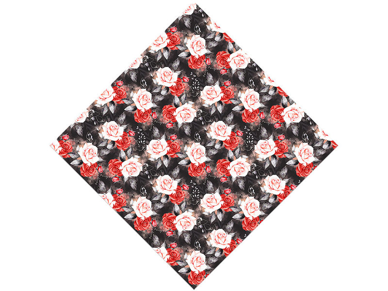 Midnight Rose Floral Vinyl Wrap Pattern