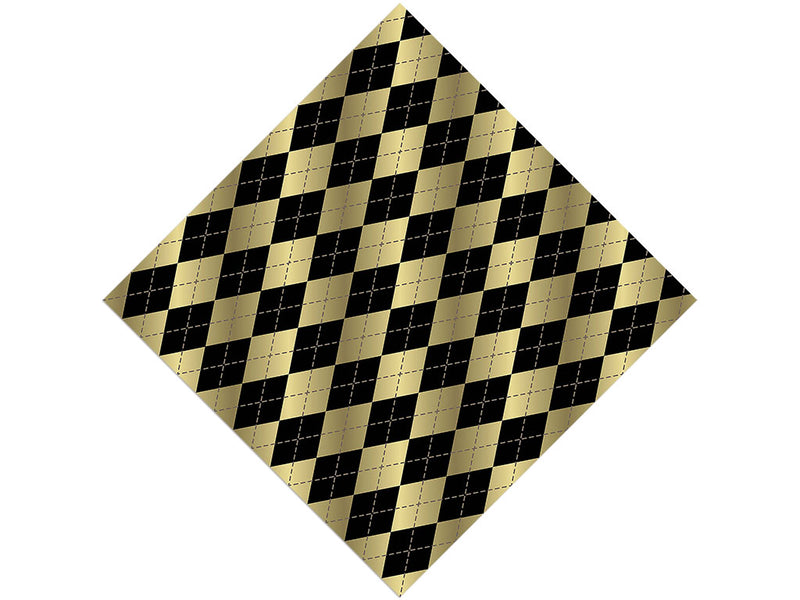 Midnight Shortbread Argyle Vinyl Wrap Pattern