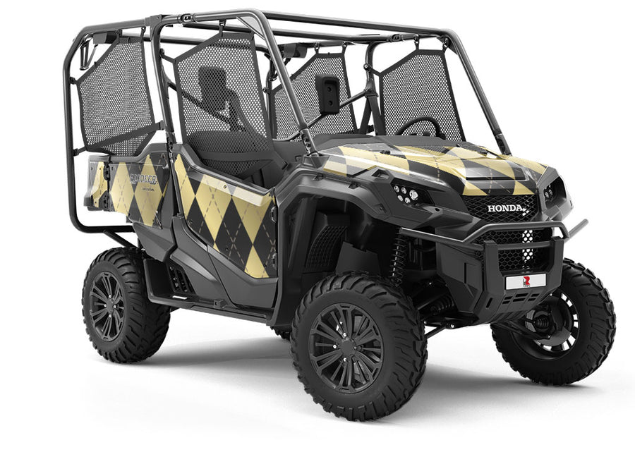 Midnight Shortbread Argyle Utility Vehicle Vinyl Wrap