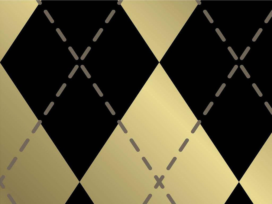Midnight Shortbread Argyle Vinyl Wrap Pattern~Rwraps Series 914 Digitally Printed Vinyl Wrap~0