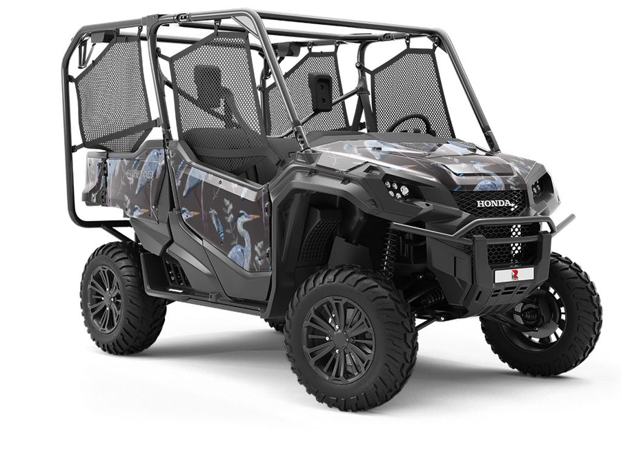 Midnight Storks Birds Utility Vehicle Vinyl Wrap
