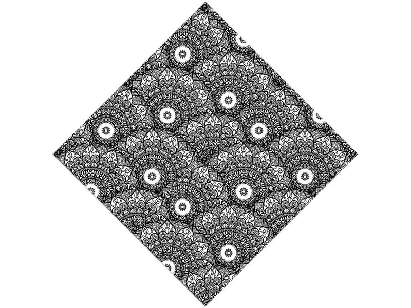Midnight Sunflowers Mandala Vinyl Wrap Pattern