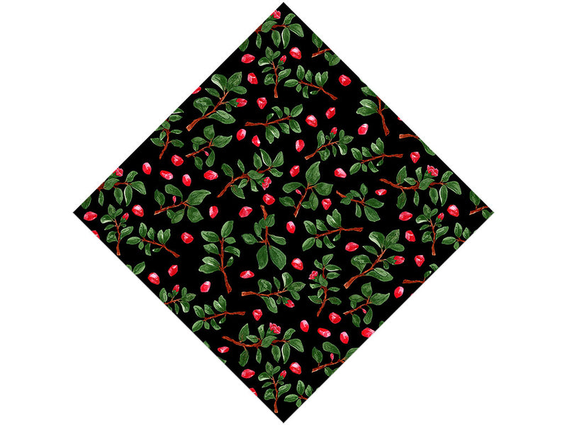 Midnight Sweetpea Floral Vinyl Wrap Pattern