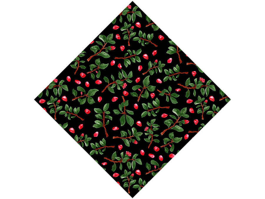 Midnight Sweetpea Floral Vinyl Wrap Pattern