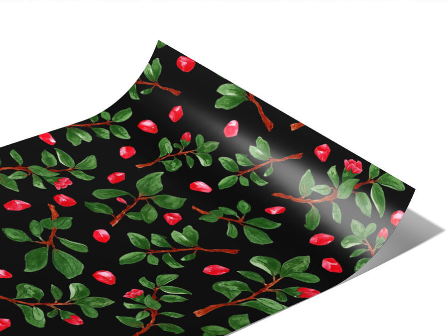 Midnight Sweetpea Floral Vinyl Wraps~Rwraps Series 914 Digitally Printed Vinyl Wrap~0