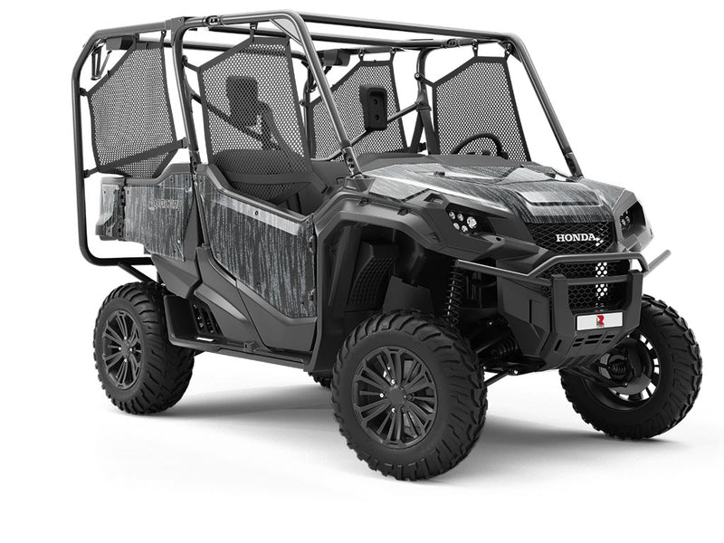 Midnight Zebra Utility Vehicle Vinyl Wrap