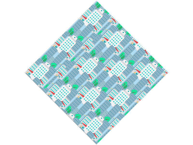 Midtown West Cityscape Vinyl Wrap Pattern