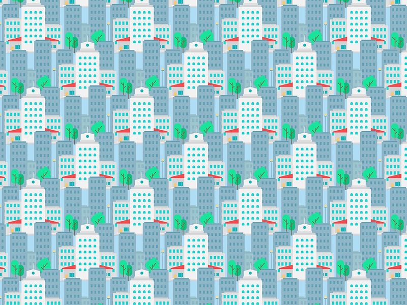 Midtown West Cityscape Vinyl Wrap Pattern~Rwraps Series 914 Digitally Printed Vinyl Wrap~0