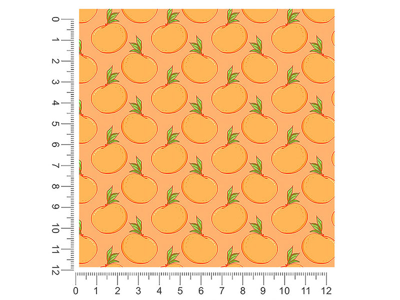 mighty mandarin fruit 1ft x 1ft Craft Sheets