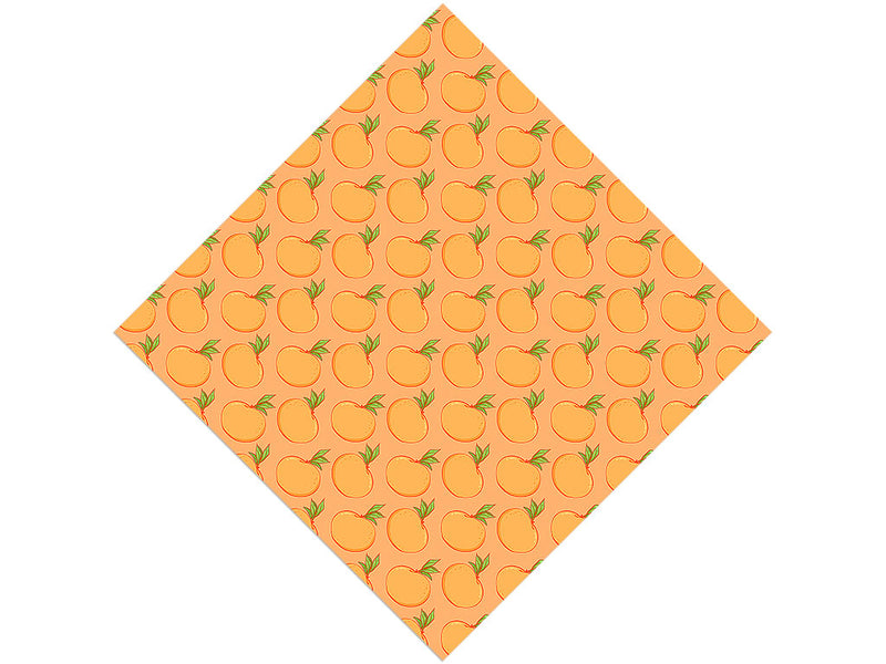 Mighty Mandarin Fruit Vinyl Wrap Pattern