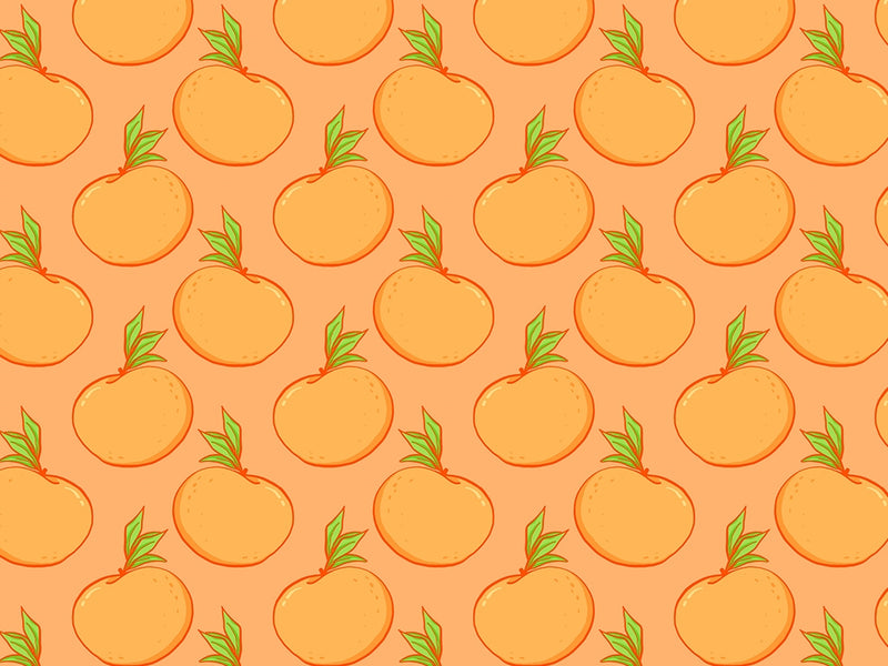 Mighty Mandarin Fruit Vinyl Wrap Pattern~Rwraps Series 914 Digitally Printed Vinyl Wrap~0