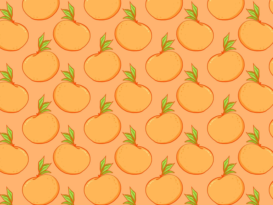 Mighty Mandarin Fruit Vinyl Wrap Pattern~Rwraps Series 914 Digitally Printed Vinyl Wrap~0