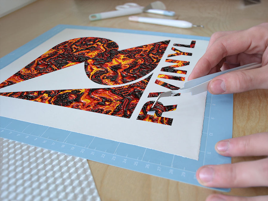 mighty passion lava Easy Weed Craft Vinyl