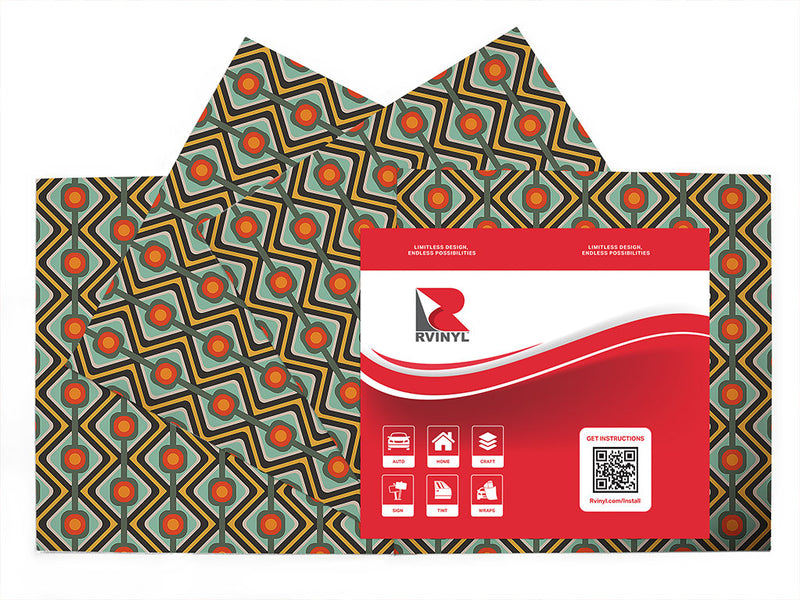 mighty real retro Craft Vinyl Sheet Pack