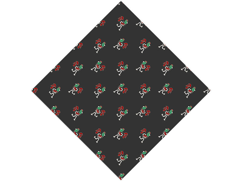 Mini Cockerels Birds Vinyl Wrap Pattern
