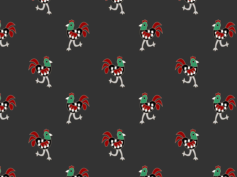 Mini Cockerels Birds Vinyl Wrap Pattern~Rwraps Series 914 Digitally Printed Vinyl Wrap~0
