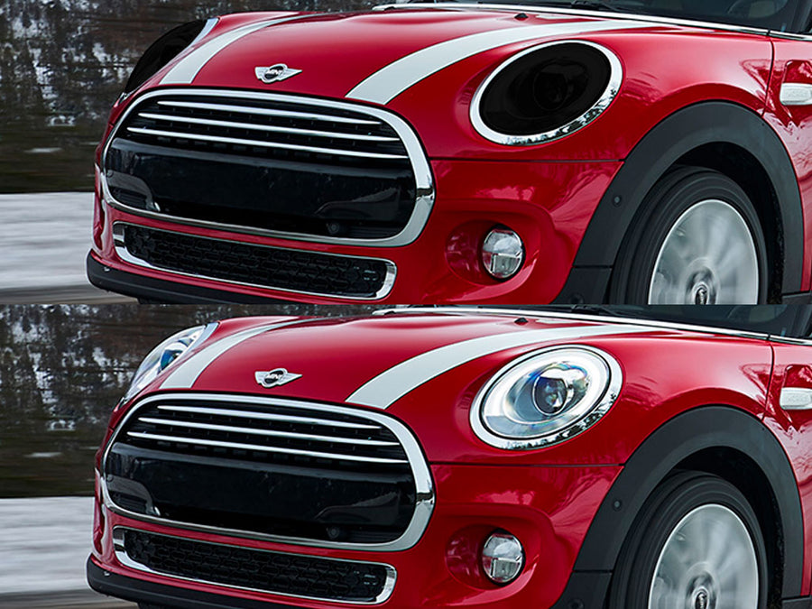 mini cooper 2014-2018 Headlight Tint Appearance