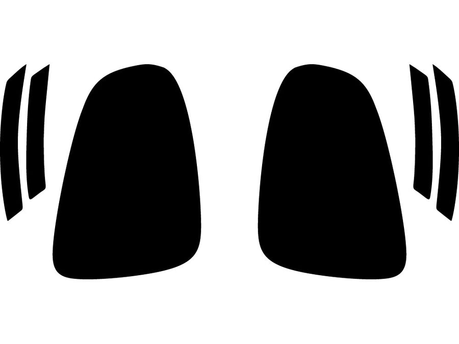 cooper (s) Precut Tail Light Tint Diagram