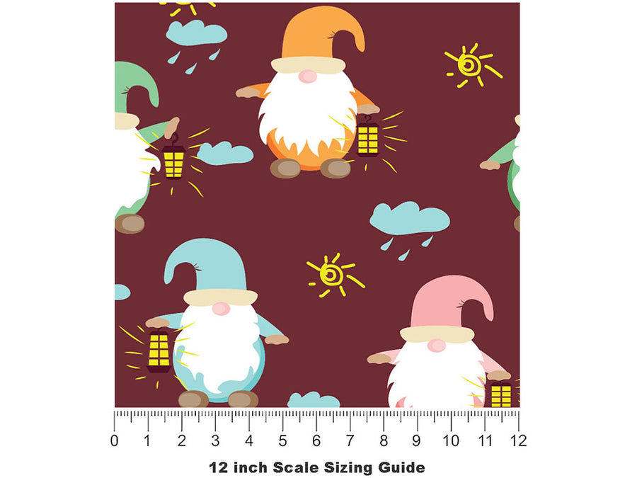 Mini Guide Fantasy Vinyl Film Pattern Size 12 inch Scale~Rwraps Mini Guide Fantasy Sizing Chart~2
