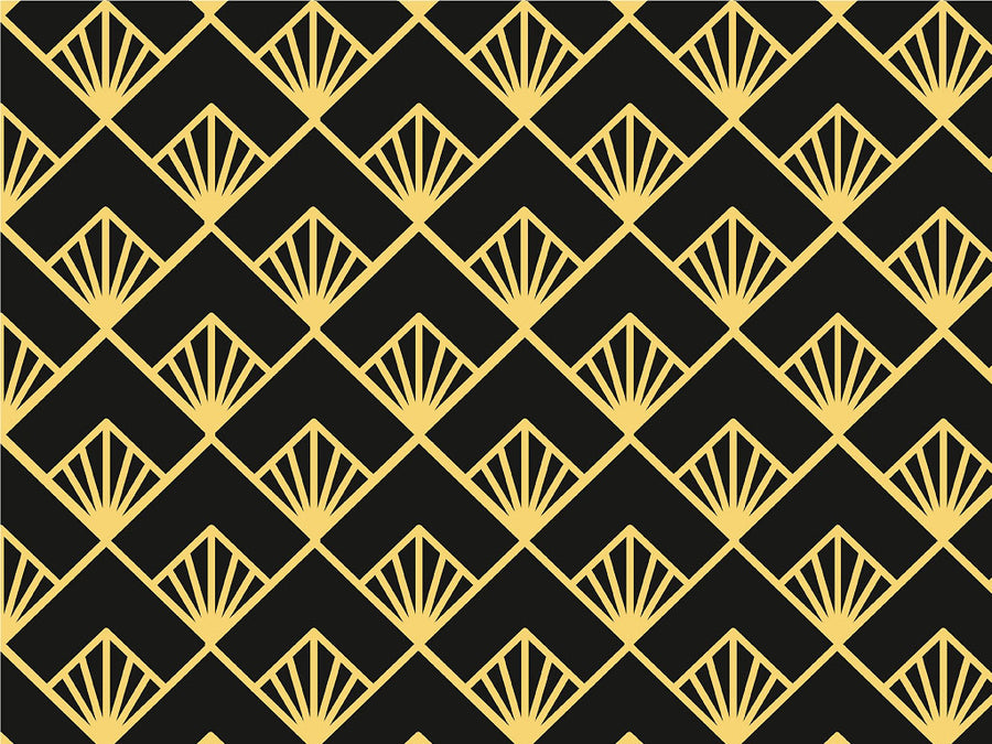 Miniature Sunrises Art Deco Vinyl Wrap Pattern~Rwraps Series 914 Digitally Printed Vinyl Wrap~0