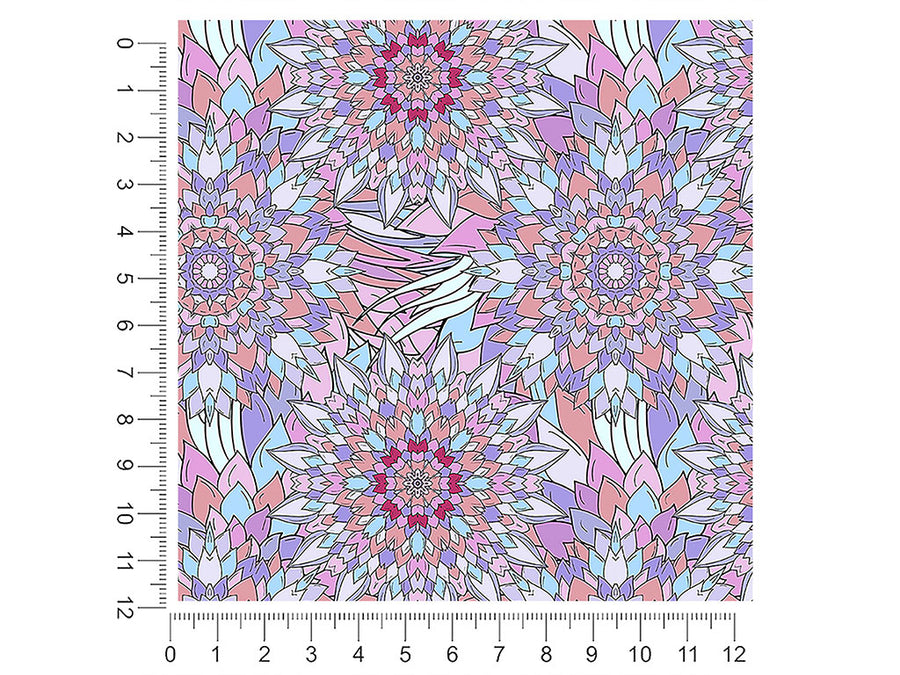 miss flora floral 1ft x 1ft Craft Sheets