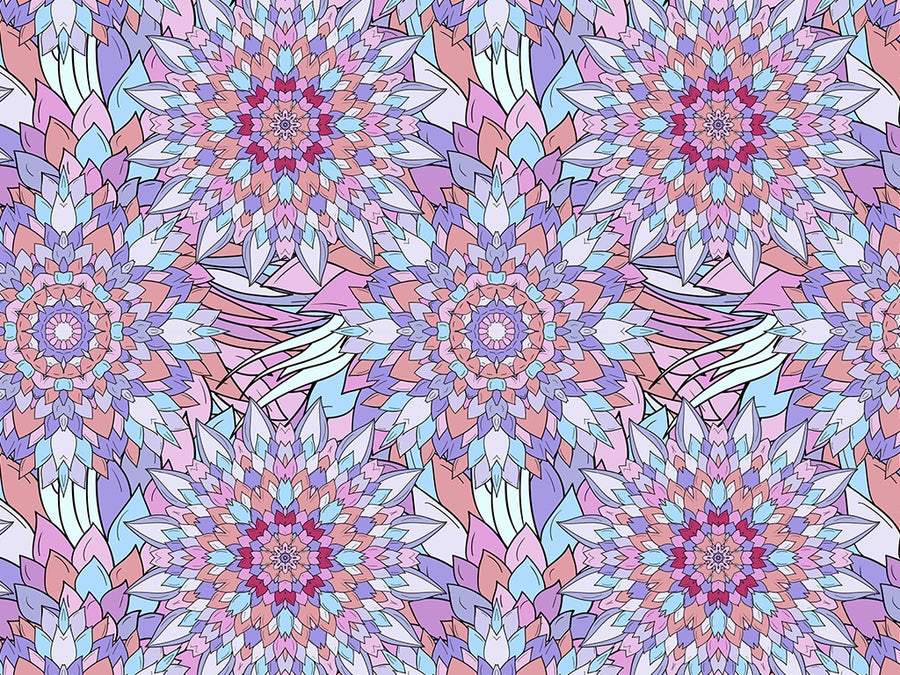 Miss Flora Floral Vinyl Wrap Pattern~Rwraps Series 914 Digitally Printed Vinyl Wrap~0