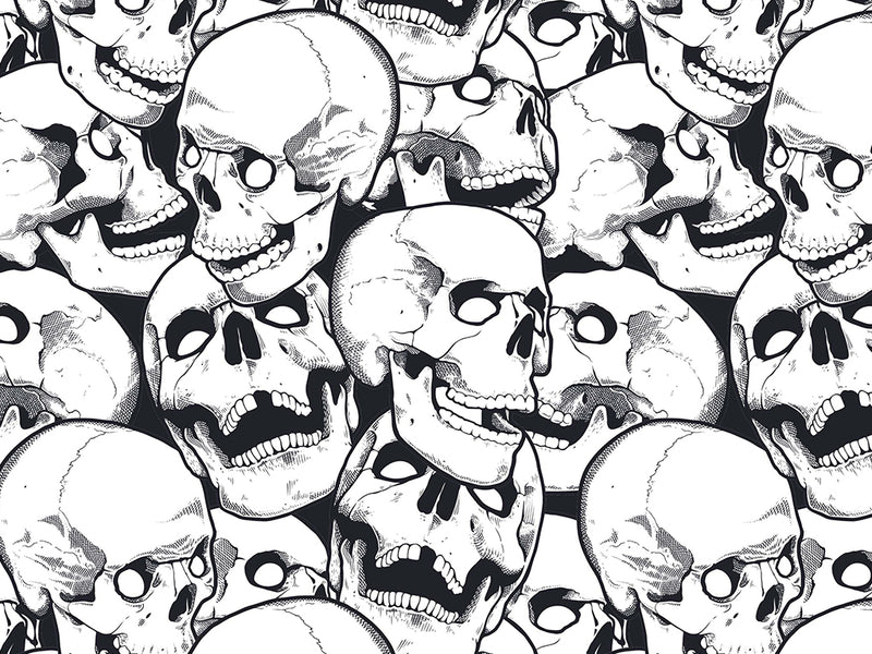 Missing Tooth Halloween Vinyl Wrap Pattern~Rwraps Series 914 Digitally Printed Vinyl Wrap~0