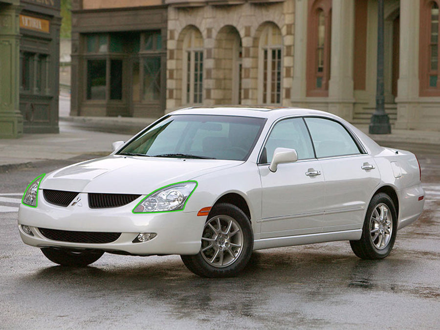 mitsubishi diamante 2004-2004 Headlight Protection Installation Location