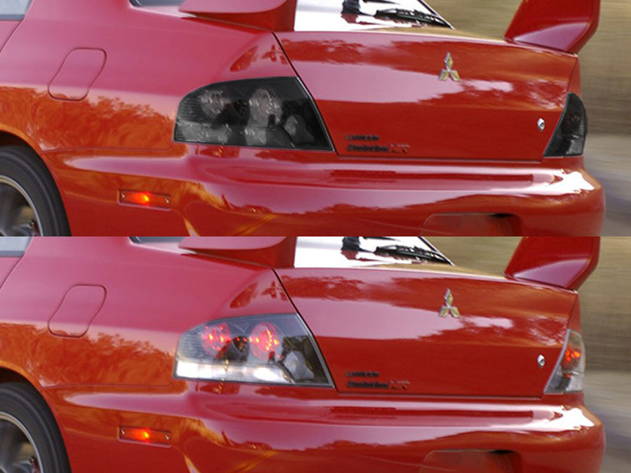 evolution Before and After Smoked Taillights