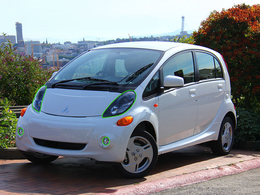 mitsubishi i-miev 2012-2017 Headlight Protection Installation Location