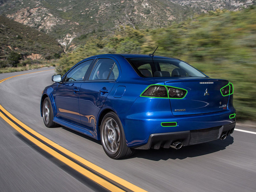 lancer (sedan) Tail Light Tint Installation Points
