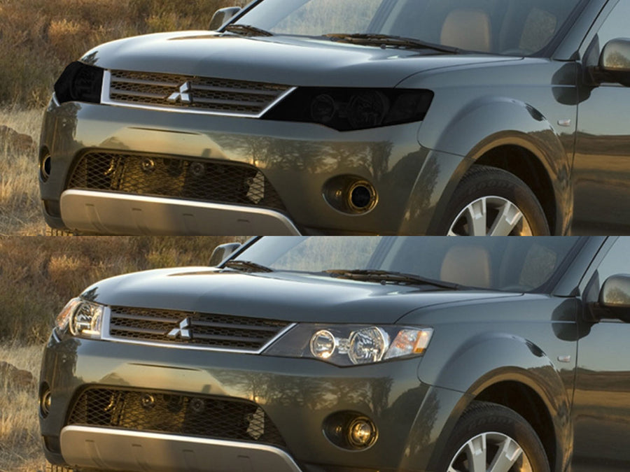 mitsubishi outlander 2007-2009 Headlight Tint Appearance