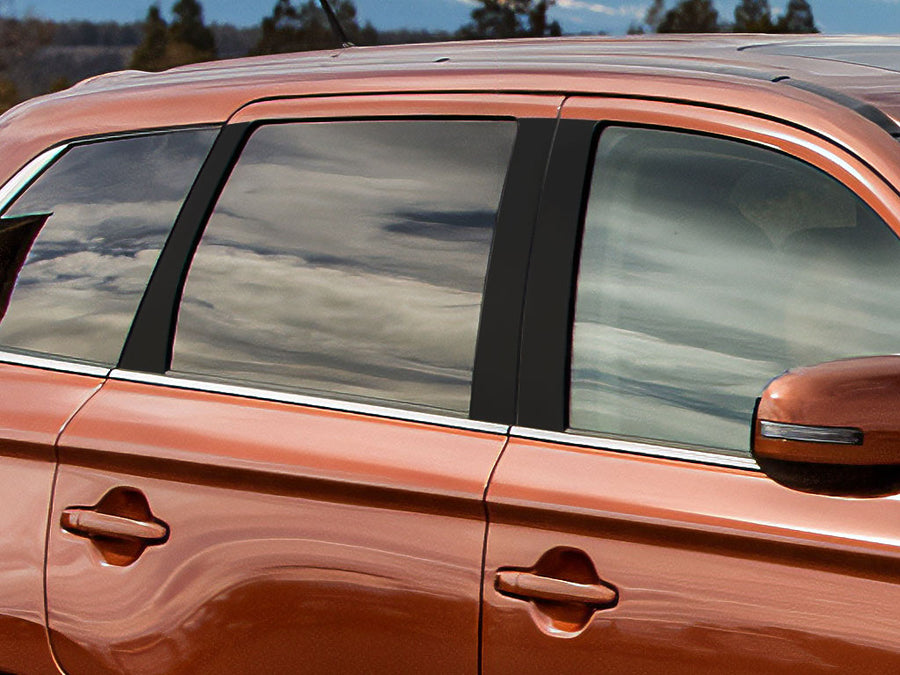 mitsubishi outlander 2007-2013 Matte Black Pillar Cover Diagram