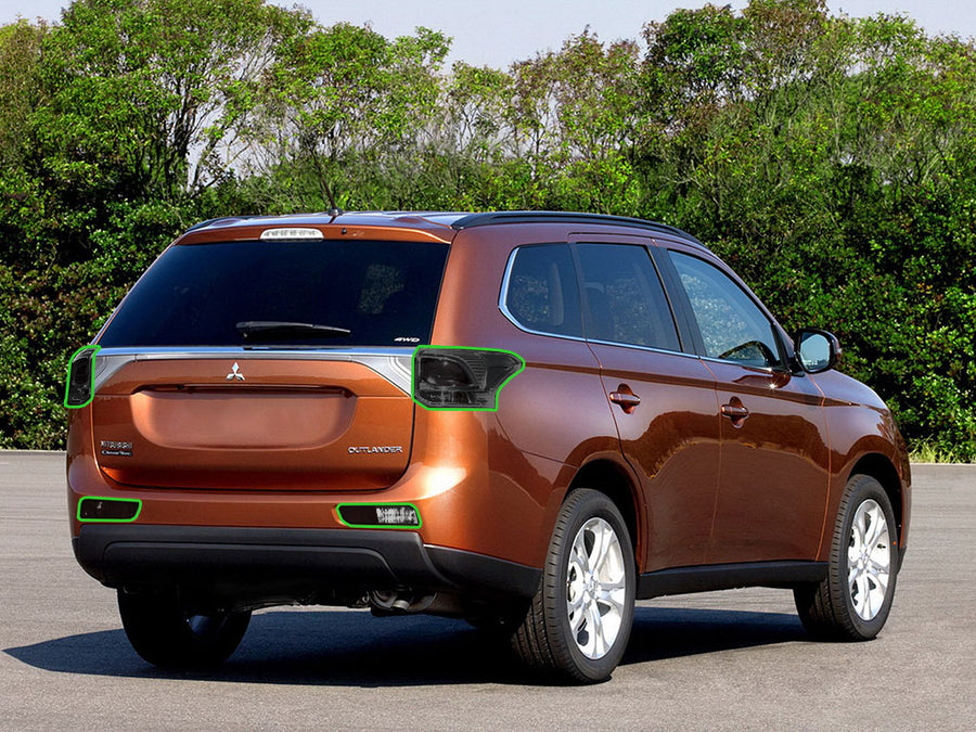 outlander Tail Light Tint Installation Points